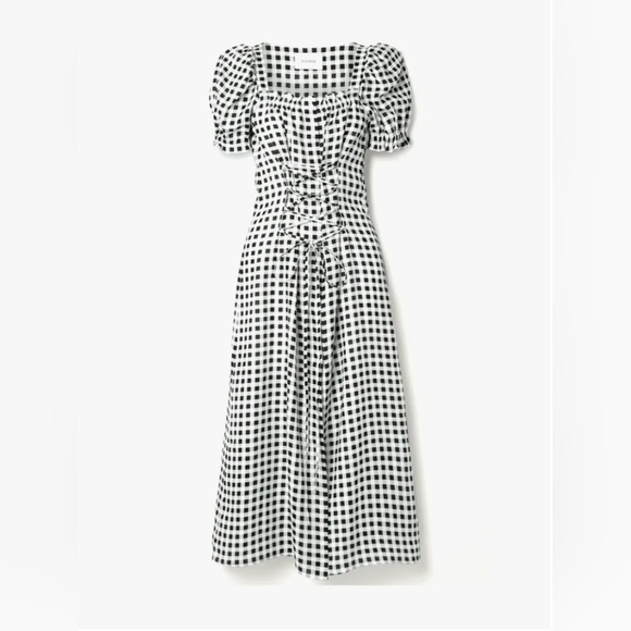 NWT Sleeper Marquise black and white gingham, sz xs - Picture 4 of 16